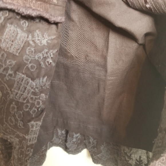 FIRM | Anthro | Odille 100% Cotton Brown Dress size 0 - Picture 6 of 6